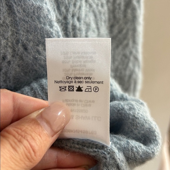 Veronica Beard Makani Pointelle Knit Sweater Blue - Picture 8 of 9